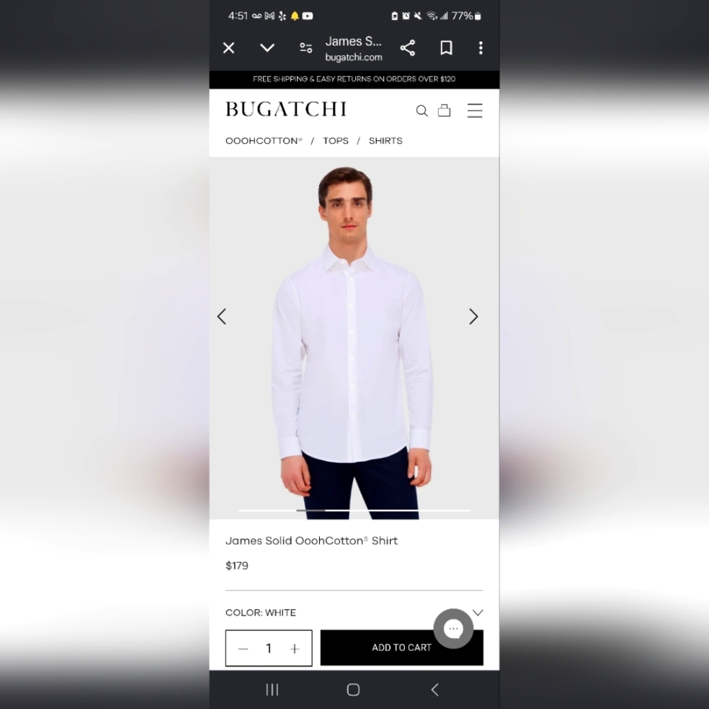 Bugatchi dress shirt